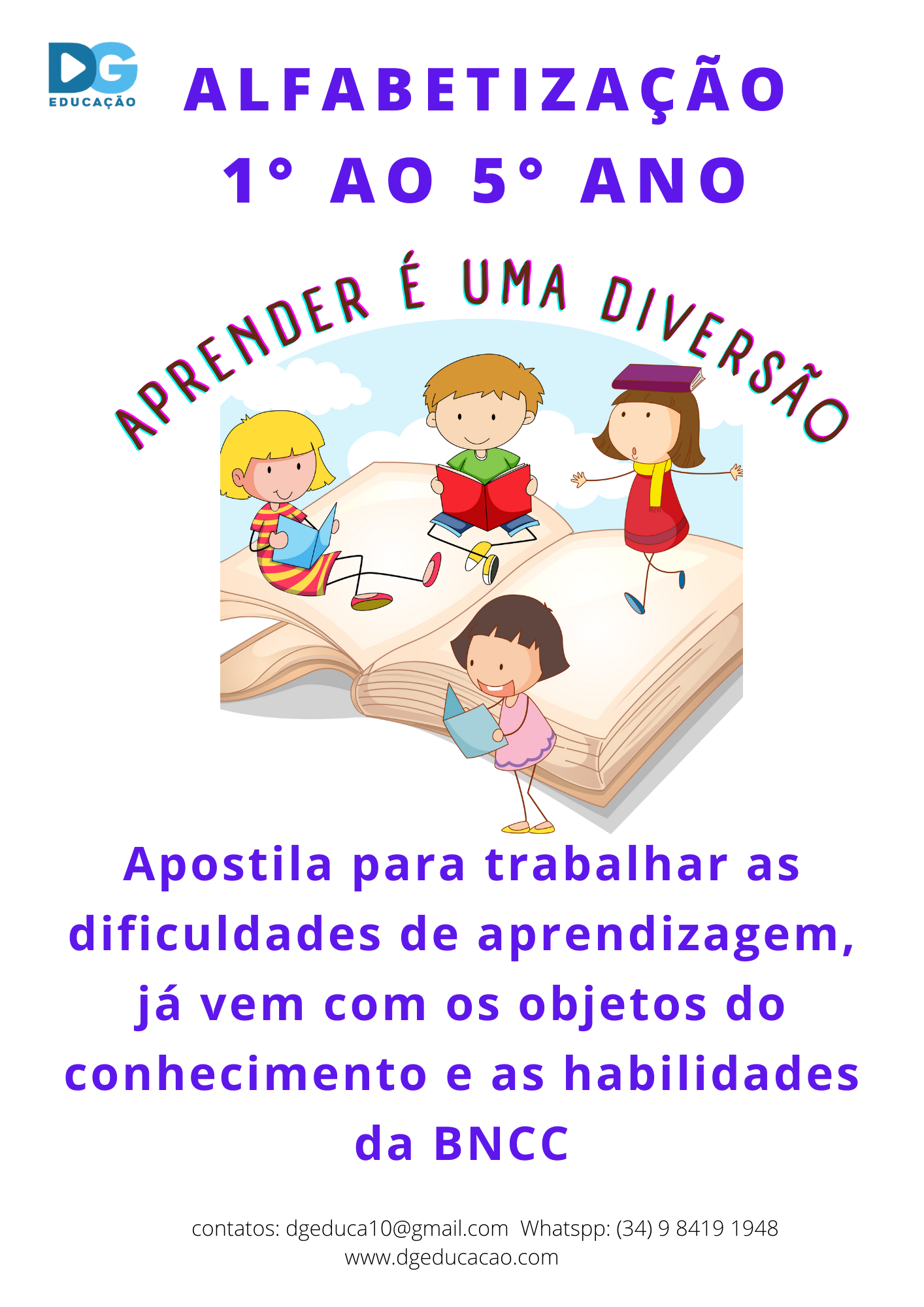 APOSTILA ALFABETIZAÇÃO "APRENDER É UMA DIVERSÃO" - Image 20